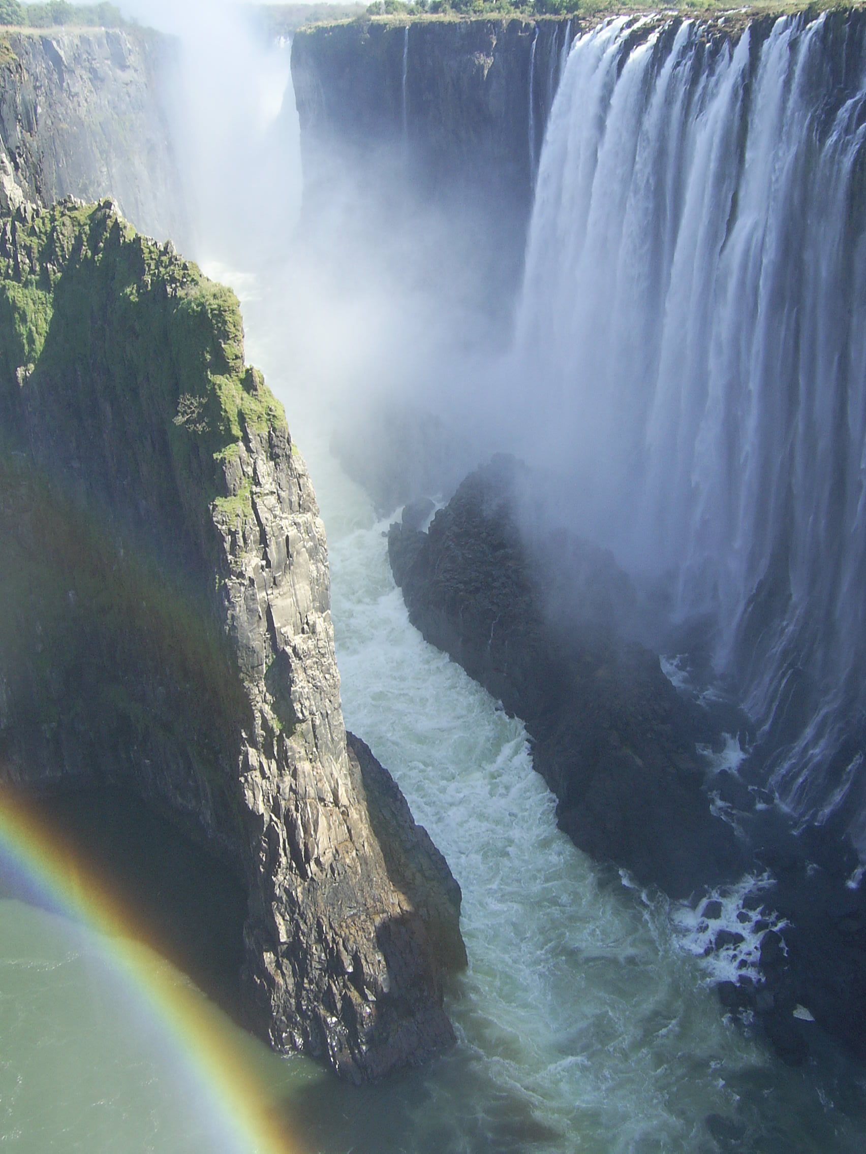 Les chutes Victoria, Zambie-Zimbabwe