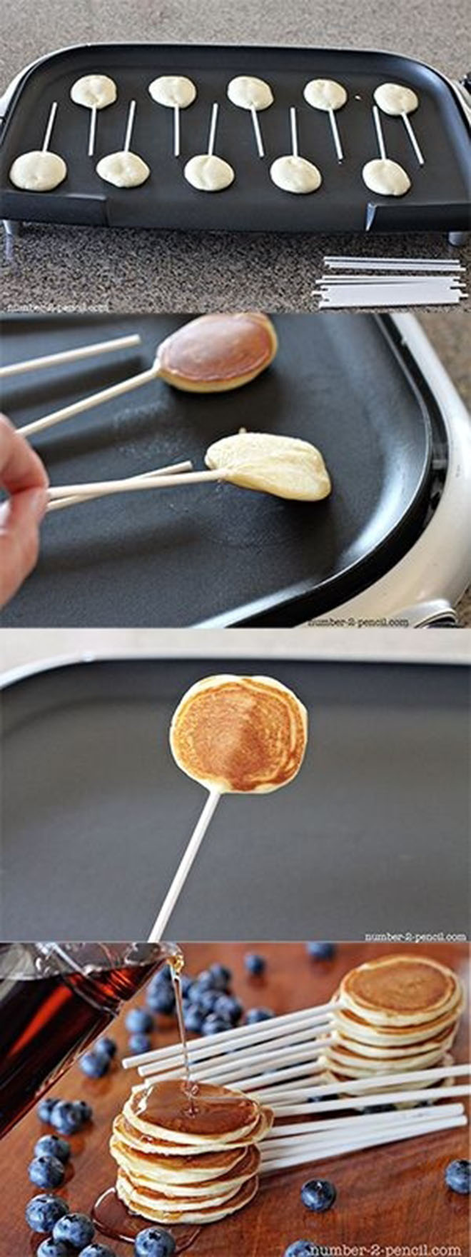 Les pancakes pops