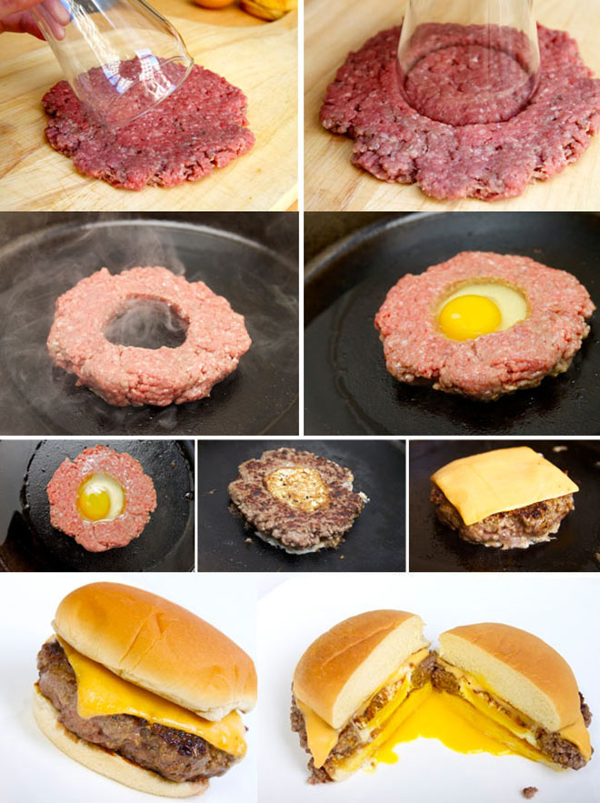 Une astuce pour faire un hamburger particuliérement déclicieux