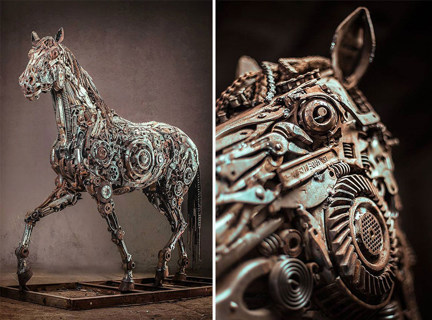 Sculpture animals Hasan Novrozi (4)
